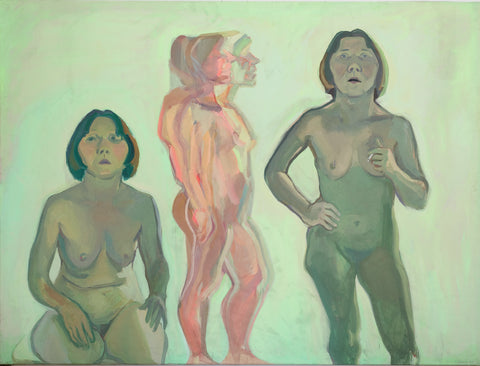 Maria Lassnig, Dreifaches Selbstporträt/New Self (Triple Self-Portrait/New Self), 1972, oil on canvas, 193 x 130 cm (76 x 51 1⁄8 in), Maria Lassnig Foundation, Vienna. Picture credit: © Maria Lassnig Foundation (page 478)