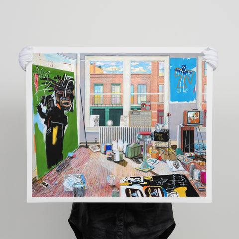 DAMIAN ELWES - 'BASQUIAT'S STUDIO VI'