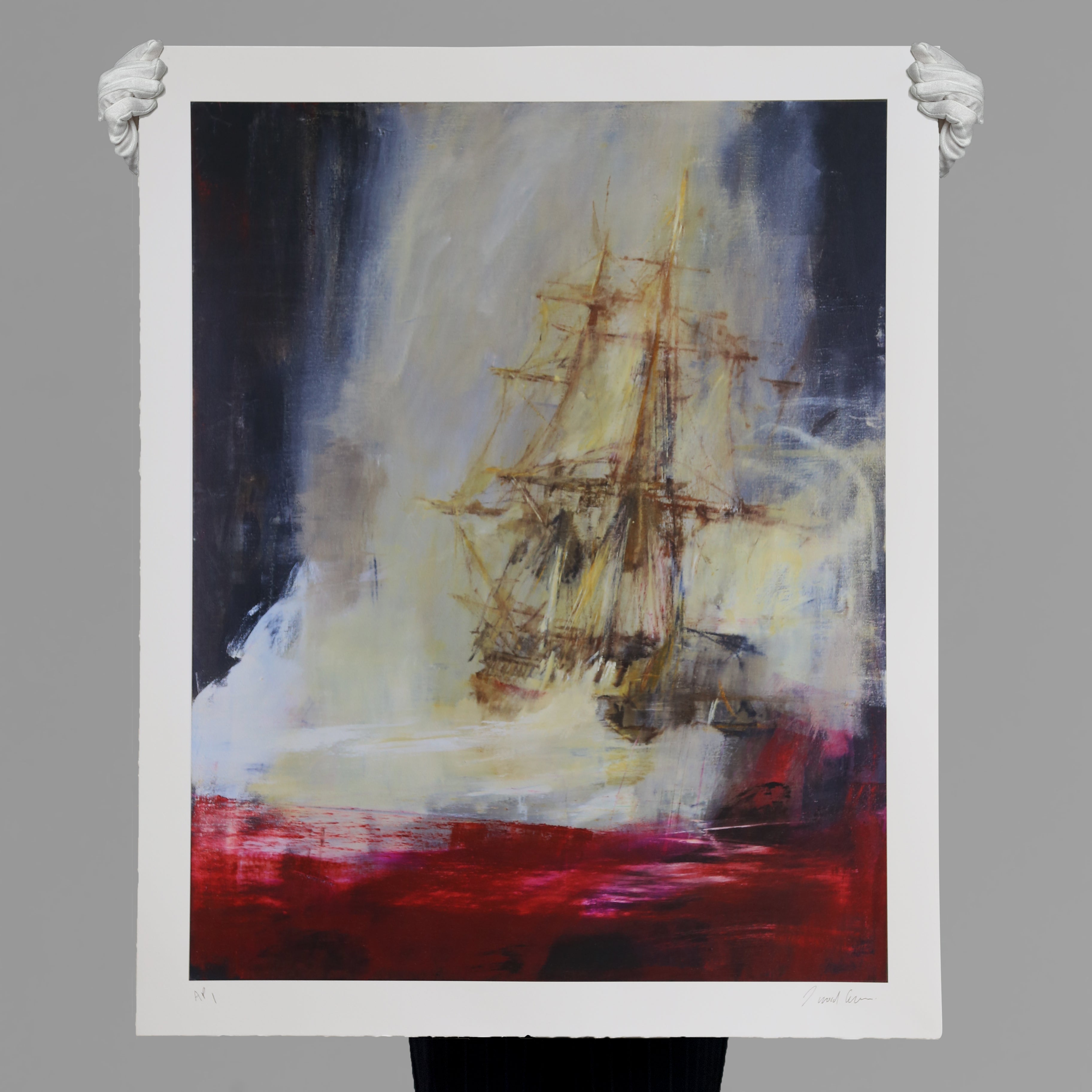 Jake Wood-Evans - Seascape with Crimson