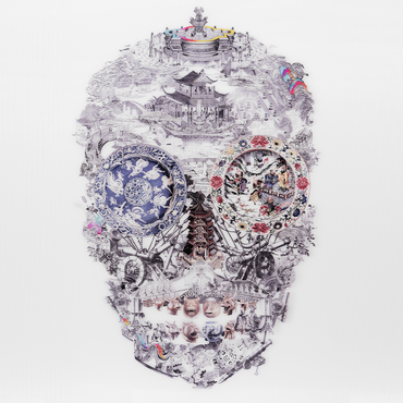 JACKY TSAI - 'SUMMER PALACE SKULL (LENTICULAR)'
