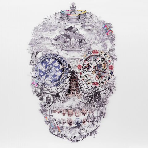 JACKY TSAI - 'SUMMER PALACE SKULL (LENTICULAR)'