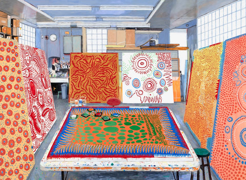 DAMIAN ELWES - 'KUSAMA'S STUDIO II'