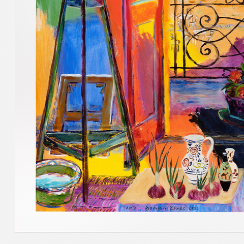 DAMIAN ELWES - 'MATISSE'S STUDIO IN COLLIOURE'