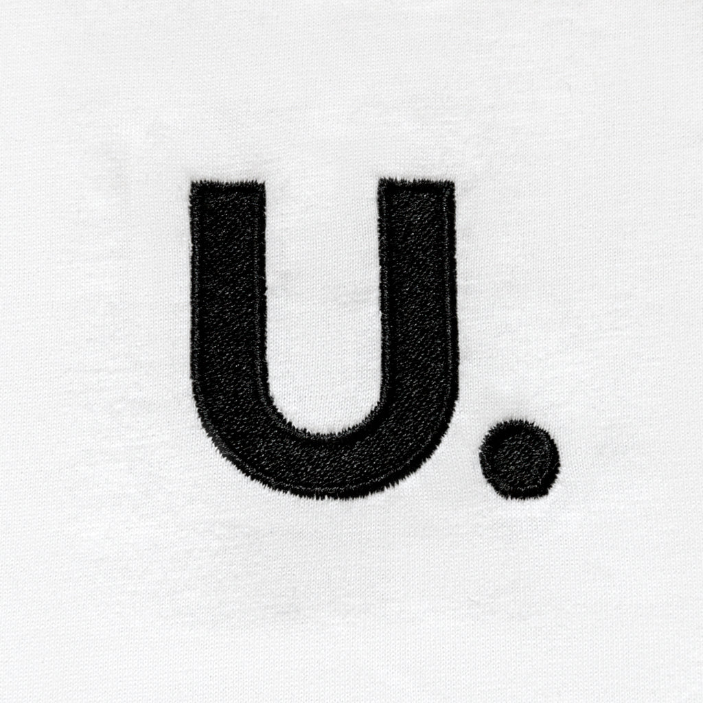 U. Tee (white) detail