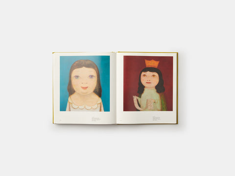 Yoshitomo Nara, Yeewan Kwan, Phaidon; Actress Margarita, after Niko Pirosmani, 2018 (left), Queen Tamar, after Niko Pirosmani, 2018 (right), pages 280-281.
