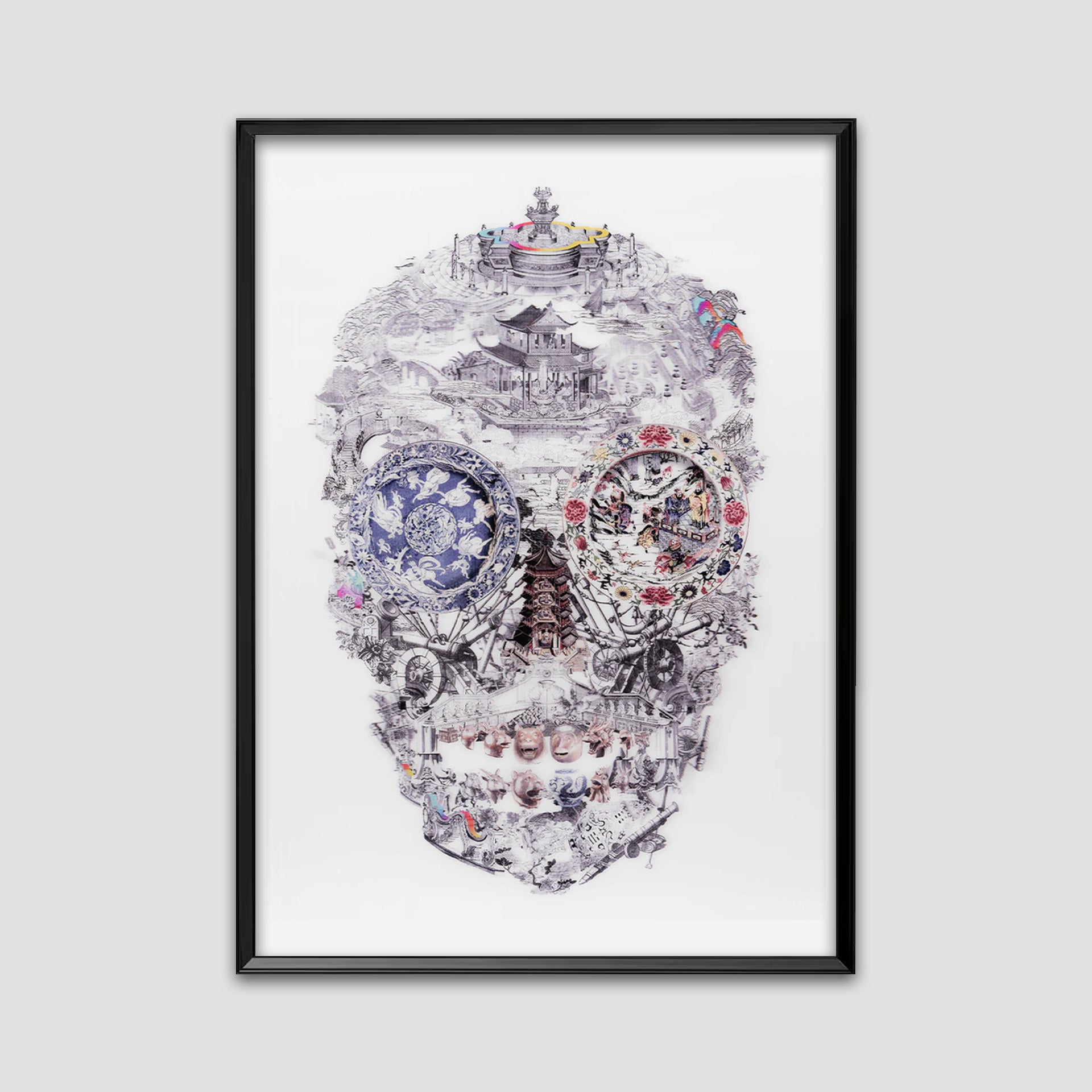 JACKY TSAI - 'SUMMER PALACE SKULL (LENTICULAR)'