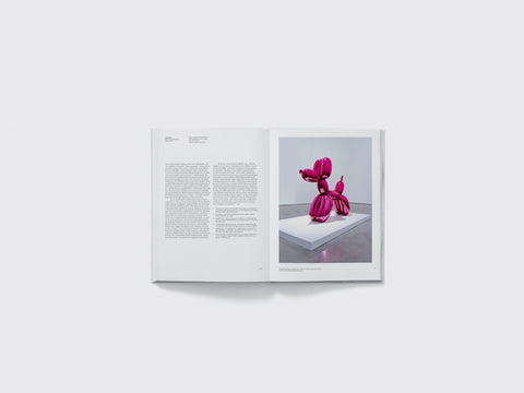 Appearance Stripped Bare: Design and the Object in the Work of Jeff Koons and Marcel Duchamp, Even, edited by Massimiliano Gioni; Phaidon / Fundación Jumex Arte Contemporaneo; Jeff Koons, Balloon Dog (Magenta), 1994-2000 (pages 216-217).