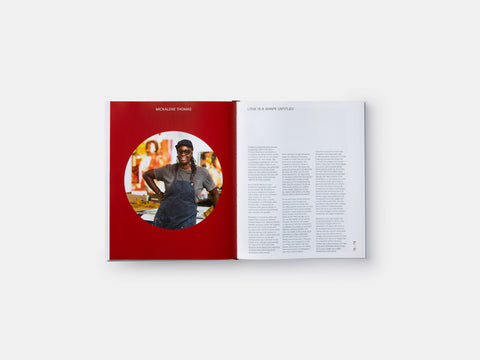 Open Studio: Do-It-Yourself Art Projects by Contemporary Artists, by Sharon Coplan  Hurowitz & Amanda Benchley, photography by Casey Kelbaugh, Phaidon. Mickalene Thomas, studio portrait. (pages 78-79)