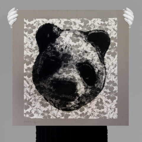 CHARMING BAKER - 'FLOCKED PANDA HEADS' ART PRINT