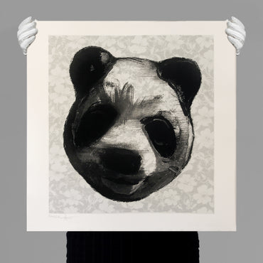CHARMING BAKER - 'FLOCKED PANDA HEADS' ART PRINT